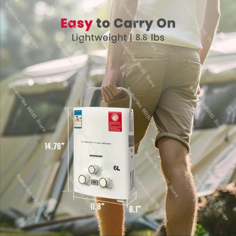 Propane LPG  Gas Tankless Wate - đánh giá và giá Outdoor Camping Hot Water Shower