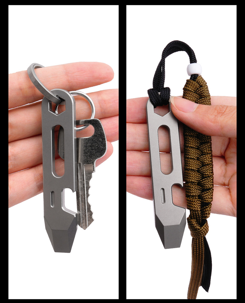 8CM  CNC TC4 Titanium Alloy Cr - đánh giá và giá Outdoor Camping Essential Gear