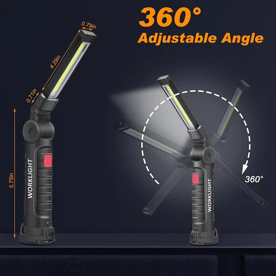 New Portable COB LED Flashligh - đánh giá và giá Outdoor Camping Adventure Lamp