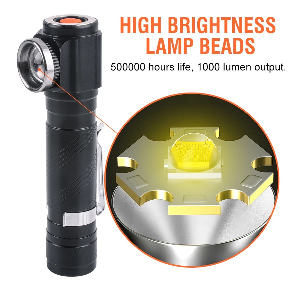 Super Bright LED 90 ° Headlamp - đánh giá và giá Headlamp