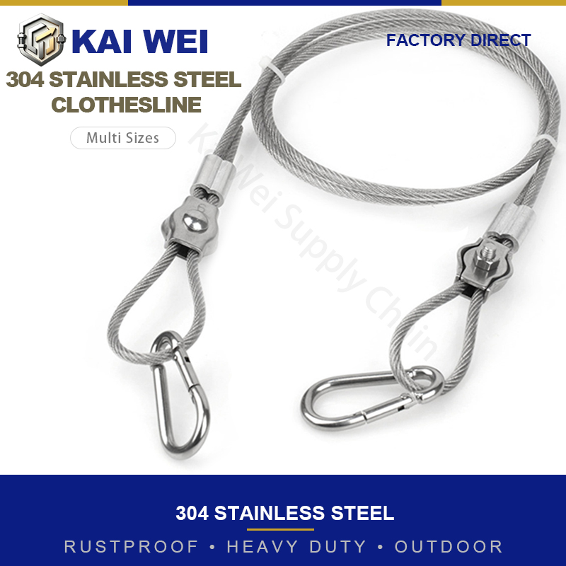 KAIWEI PVC Coated 304 Stainles - đánh giá và giá Camping Rope