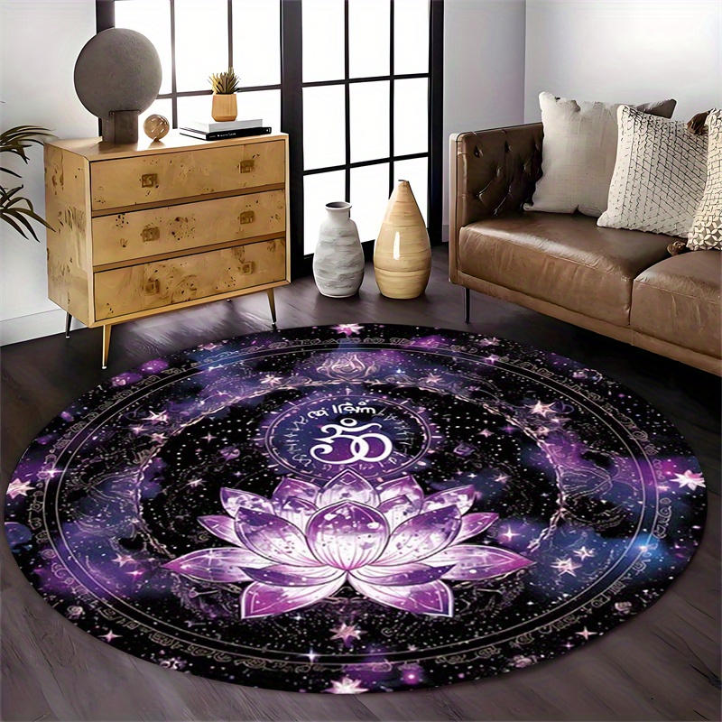 Lotus Flower Pattern Round Mat - đánh giá và giá Outdoor Camping Games For Adults